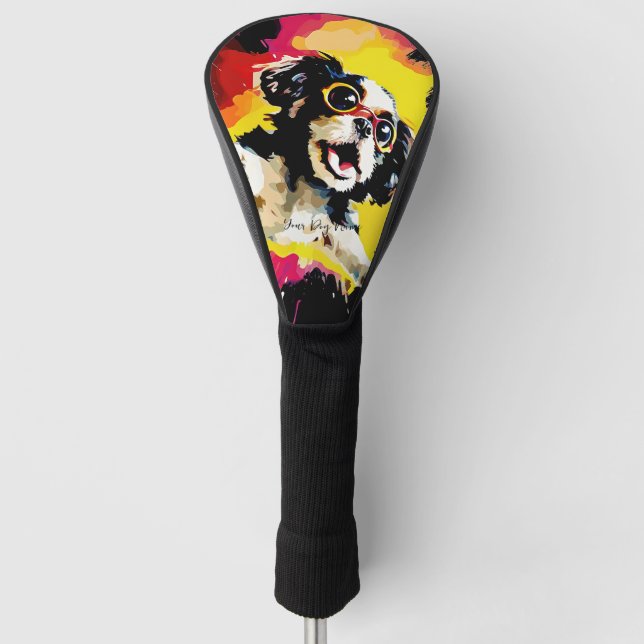 Superhero Cavalier King Charles 01 - Ignacio Richt Golf Headcover (Vorderseite)