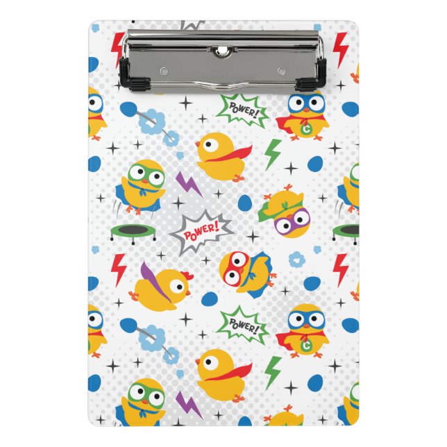 Superhero Chicken Mini Klemmbrett (Vorderseite)