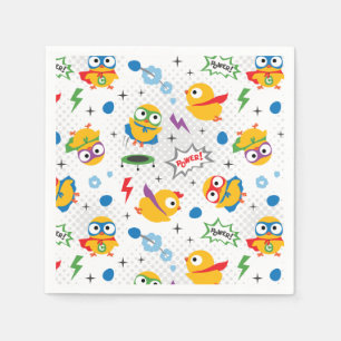 Superhero Chicken Serviette