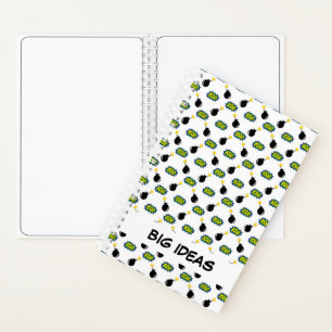 Superhero Comic Big Ideas Sketchbook Pow Boom Bam Notizbuch