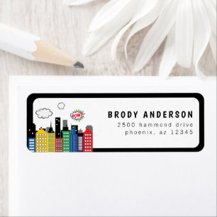 Superhero Comic Book Theme Adresse