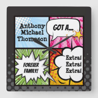 Superhero-Comic-Buch-Art-Adoptions-Party-Geschenk