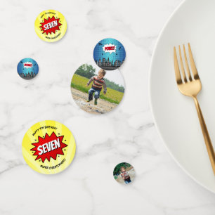 Superhero Comic buchen jedes Alter Geburtstag Foto Konfetti