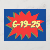 Superhero-Comic Save the Date