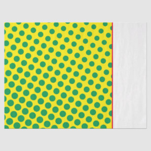 Superhero Comicen Gelbe Punkte Spaß Kinder Seidenpapier