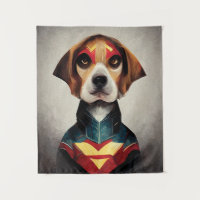 Superhero Dog Portrait | BEAGLE