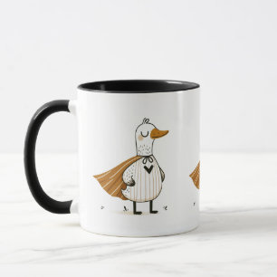Superhero Duck in Kostüm Tasse