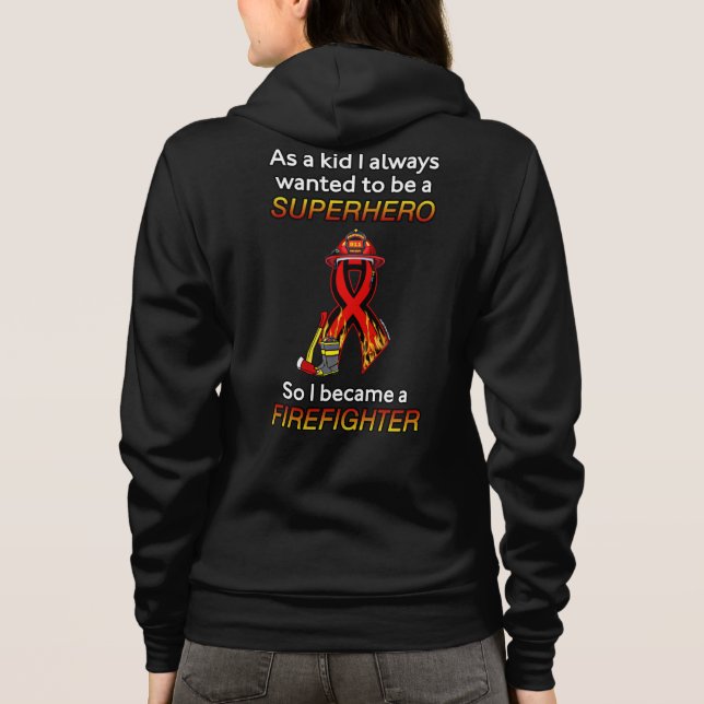 SUPERHERO...Feuerwehrmann Hoodie (Rückseite)
