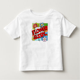 Superhero Flower Girl Kleinkind T-shirt