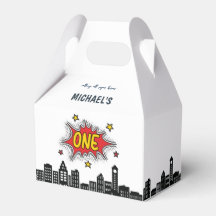 Superhero Gable Favor Box