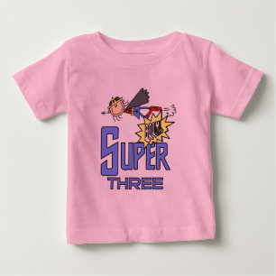 Superhero Girl 3. Geburtstag - Hemden und Geschenk Baby T-shirt