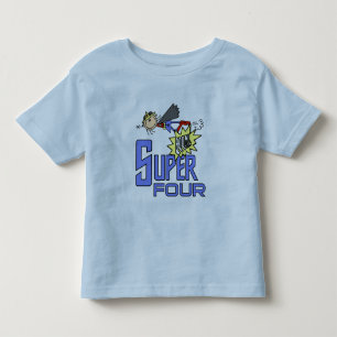 Superhero Girl 4. Geburtstag Shirts und Geschenke