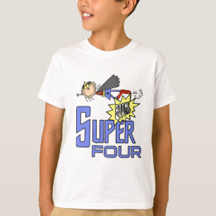 Superhero Girl 4. Geburtstag Shirts und Geschenke