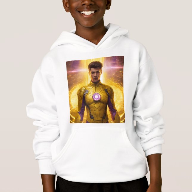 Superhero Graphic Hoodie - Entfesseln Sie Ihren in (Vorderseite)