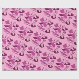 Superhero ILY - ASL Design Geschenkpapier