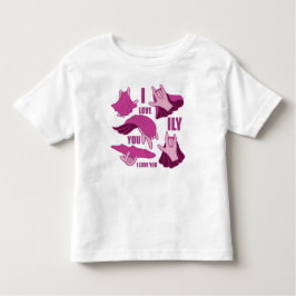Superhero ILY - ASL Design Kleinkind T-shirt