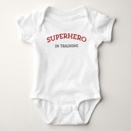 SUPERHERO in TRAINING T-Shirt Baby Strampler