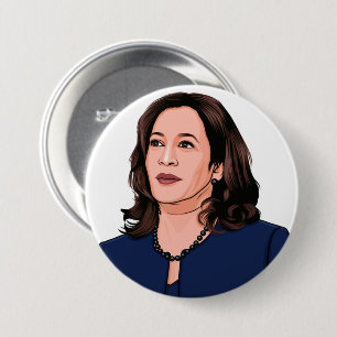 SUPERHERO KAMALA HARRIS BUTTON