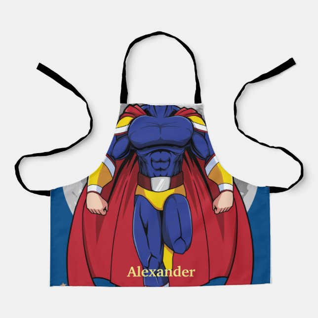 Superhero Kids Schürze (Vorderseite)