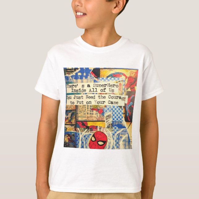 Superhero Kid's T - Shirt (Vorderseite)
