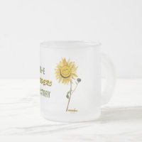 Superhero Mattiert Glass Tasse von Poet Adiela Ako