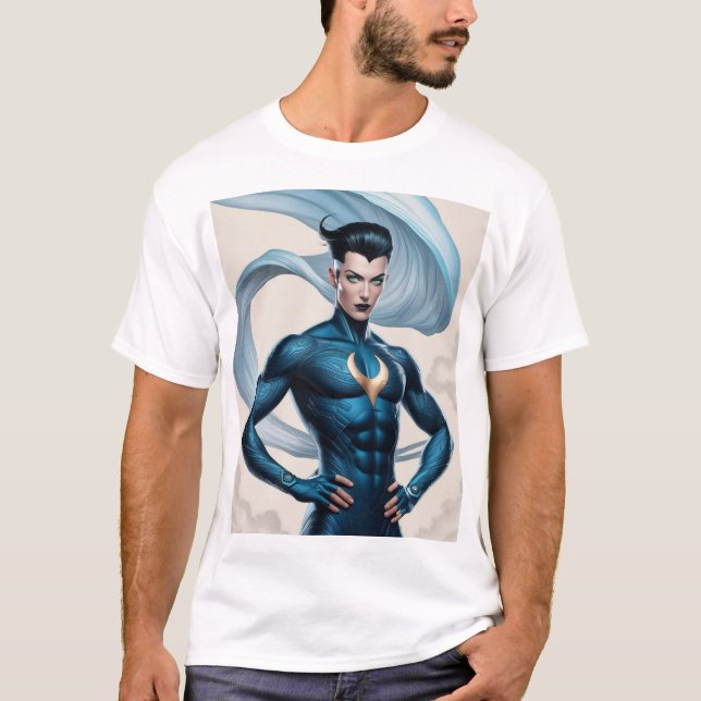 Superhero: Meister der Nachtrealms T-Shirt (Vorderseite)