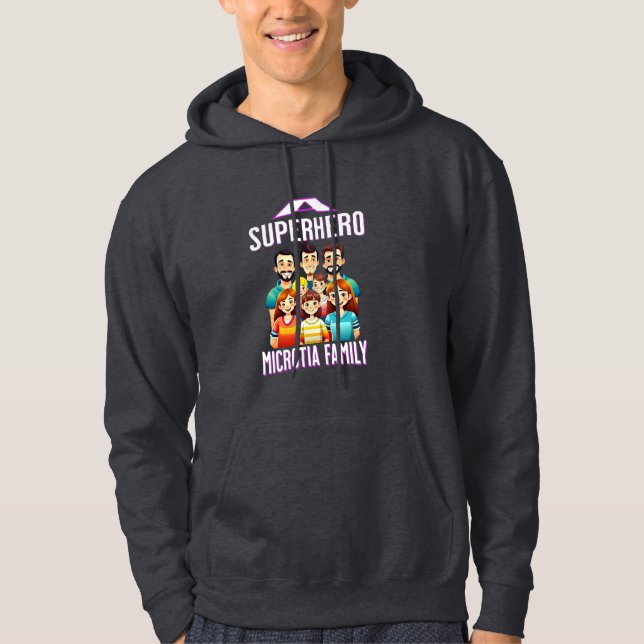 Superhero-Mikrotia Hoodie (Vorderseite)
