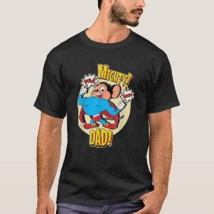 Superhero Mouse Mighty Vater Pow Boom Vater Vater  T-Shirt