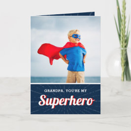 Superhero Opa Vatertagskarte Karte
