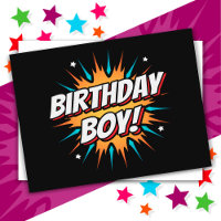 Superhero Party Comic Book Hero Birthday Boy