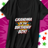 Superhero Party Comic Oma von Birthday Boy