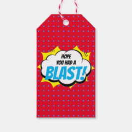 Superhero Party Vielen Dank Geschenkanhänger