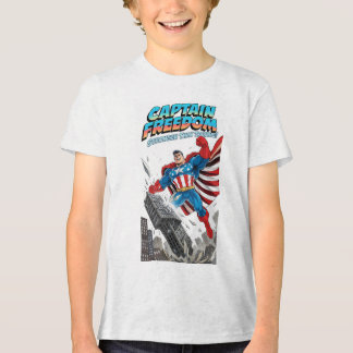 Superhero-Patriotisches-USA-Freiheits-T-Shirt für  Tri-Blend Shirt