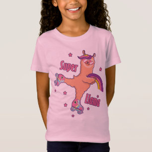 Superhero Pink Llama T - Shirt