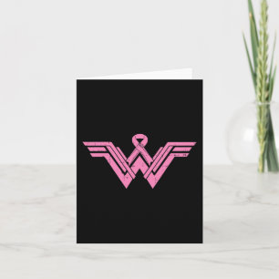 Superhero Pink Ribbon Brustkrebs Mama Karte