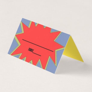 Superhero-Platzkarten Visitenkarten