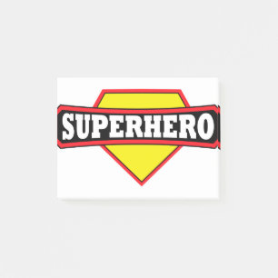 Superhero Post-it Klebezettel