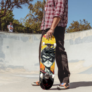Superhero Skateboard - Die lebendige Kunst des Öls