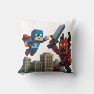 Superhero Skyblade Showdown Kissen