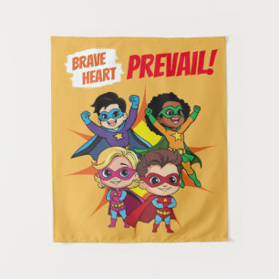 Superhero-Thema Anpassbare Motivierend Tapisserie Wandteppich