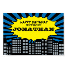 Superhero Themed Poster