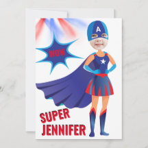 Superhero USA Atemberaubend Girl Phantastisch Gebu