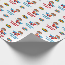 Superhero Wrapping Paper (Boy Personalisiert Name) Geschenkpapier