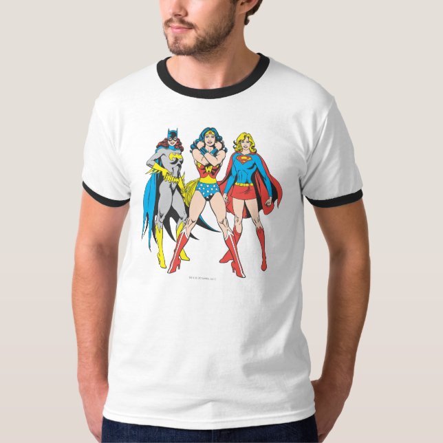 Superheroine-Pose T-Shirt (Vorderseite)