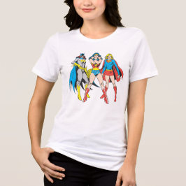 Superheroine-Pose Tri-Blend Shirt