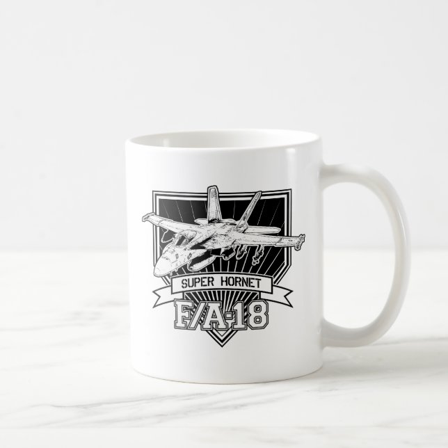 Superhornisse F18 Kaffeetasse (Rechts)