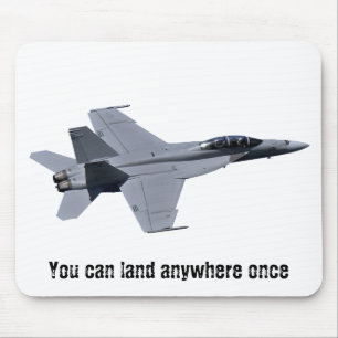 Superhornisse Mousepad US-Marine-F-18