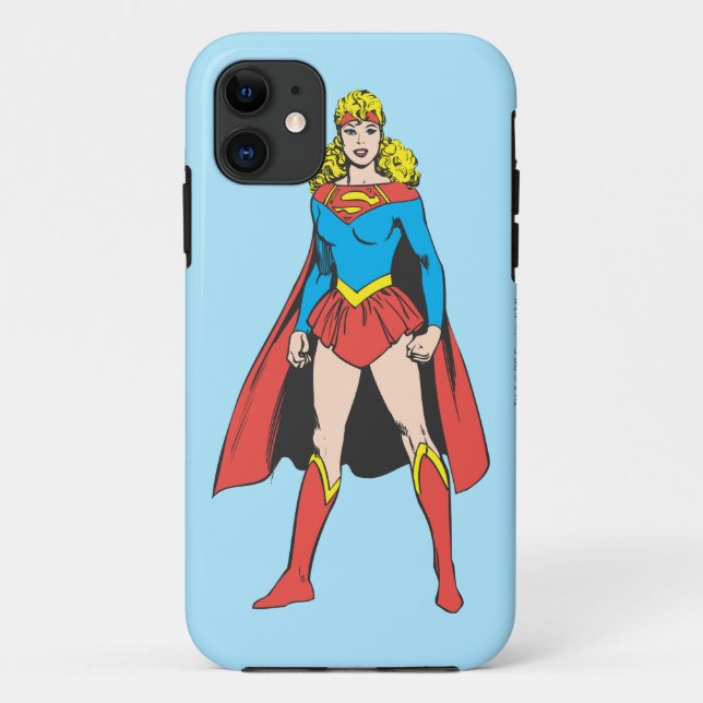 Superigirl Stands Case-Mate iPhone Hülle (Rückseite)