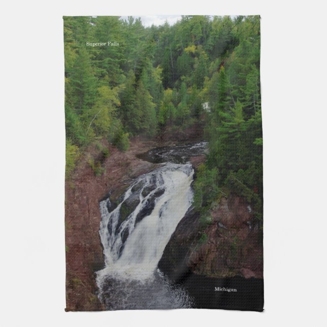 Superior Falls Kitchtuch Geschirrtuch (Vertikal)