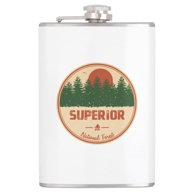 Superior National Forest Flachmann (Vorderseite)